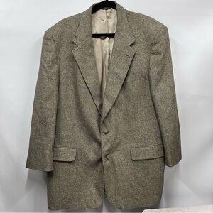Vintage Classic Blazer 44R union made for Dillards tweed sport coat 2 button